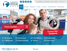 Tablet Screenshot of emigratiebeurs.nl